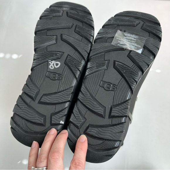 UGG Raincloud Tall Black Winter & Rain Boots Size 12 NWT - Picture 10 of 14